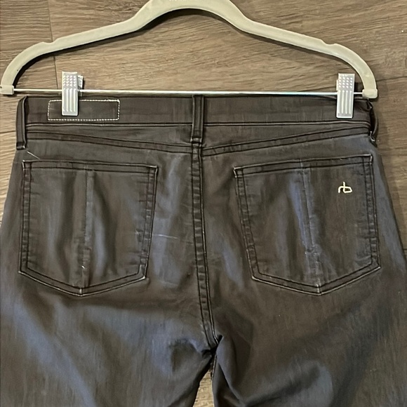 Rag & Bone Jean Legging Size 28 in Shoreditch (Dark Grey/Washed Black) - Picture 5 of 10